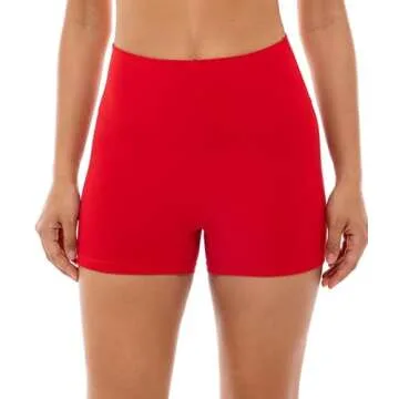 Lavento Women's Soft Biker Shorts 3 Inch Workout Shorts