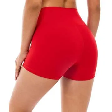 Lavento Women's Soft Biker Shorts 3 Inch Workout Shorts