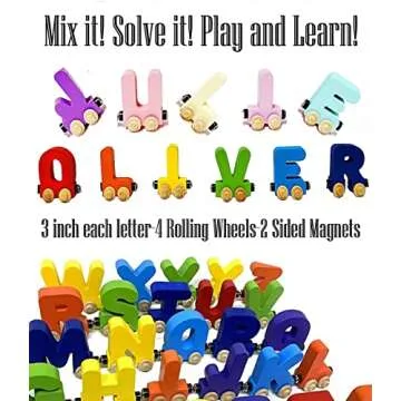 Handmade Wooden Name Puzzle - Educational Toy for Kids