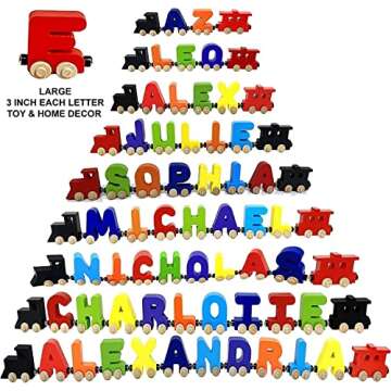 Handmade Wooden Name Puzzle - Educational Toy for Kids