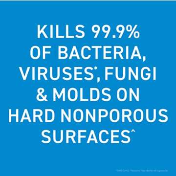Bioesque Botanical Disinfectant Solution, Heavy Duty Broad-Spectrum Disinfectant, Kills 99.9% of Bacteria, Viruses*, Fungi, & Molds, 32 Fluid Ounce (Pack of 1)