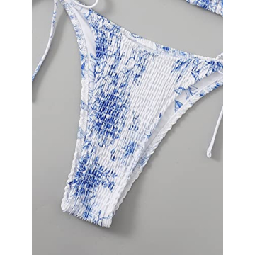 Stylish SOLY HUX Women's Halter Triangle Bikini Set