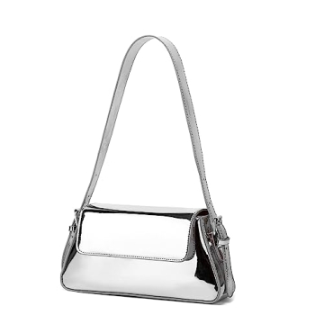 Trendy Patent Leather Hobo Bag for Women 2024