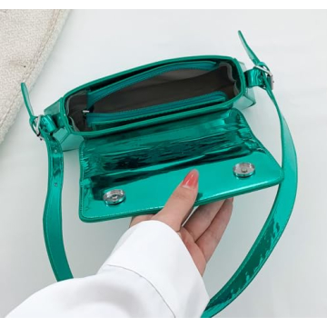 Trendy Patent Leather Hobo Bag for Women 2024