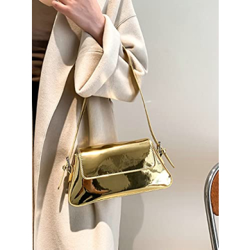 Trendy Patent Leather Hobo Bag for Women 2024