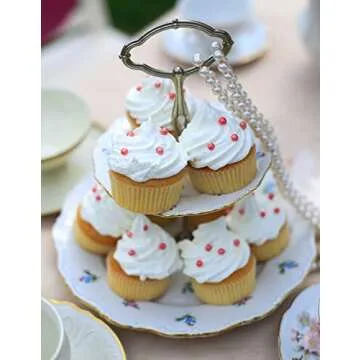 Baker's Choice Edible Pearls - Metallic Pink Sprinkles - 3 oz