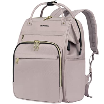 EMPSIGN 15.6 Inch Laptop Backpack for Women, Computer Travel Business Work Bag, Water Repellent Coll...