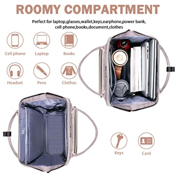 Stylish EMPSIGN Laptop Backpack for Women with USB Port