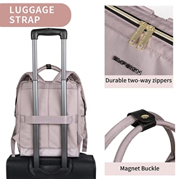 Stylish EMPSIGN Laptop Backpack for Women with USB Port