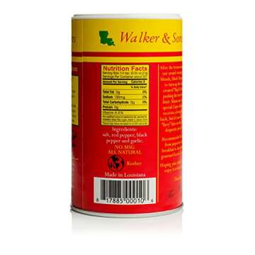 Slap Ya Mama Cajun Seasoning, Hot Blend, No MSG, Kosher, 8 Oz Can