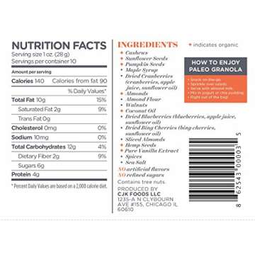 Kitchfix Granola, Vanilla Berry, 10 Oz