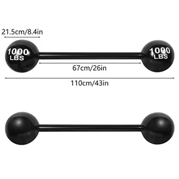 Giant Inflatable Dumbbell - Fun Party Prop for All Ages