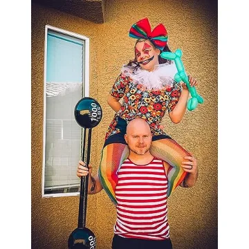 Giant Inflatable Dumbbell - Fun Party Prop for All Ages