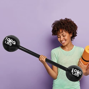 Giant Inflatable Dumbbell - Fun Party Prop for All Ages
