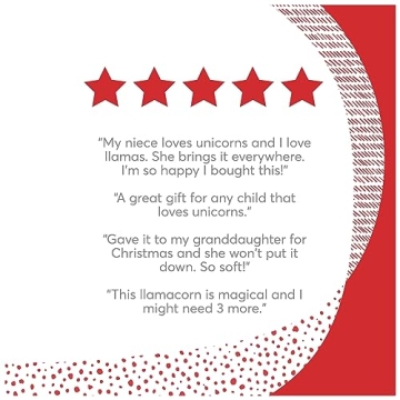 GUND Cotton Candy Llamacorn Plush Toy for Kids 1 and Up