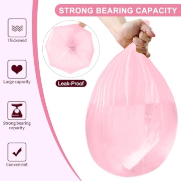 Durable iDemaya 5 Rolls Small Trash Bags, 100 Count