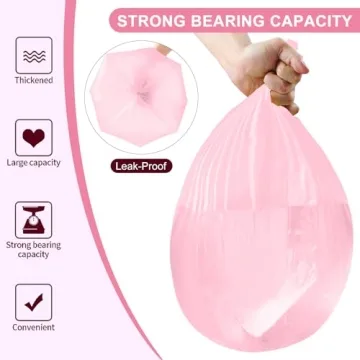 Durable iDemaya 5 Rolls Small Trash Bags, 100 Count