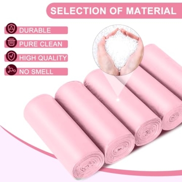 Durable iDemaya 5 Rolls Small Trash Bags, 100 Count