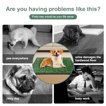 Dog Grass Pet Loo Indoor Outdoor Potty Training System