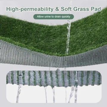 Dog Grass Pet Loo Indoor Outdoor Potty Training System