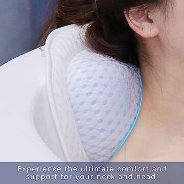 Ergonomic Bath Pillows for Ultimate Relaxation in Bathtub