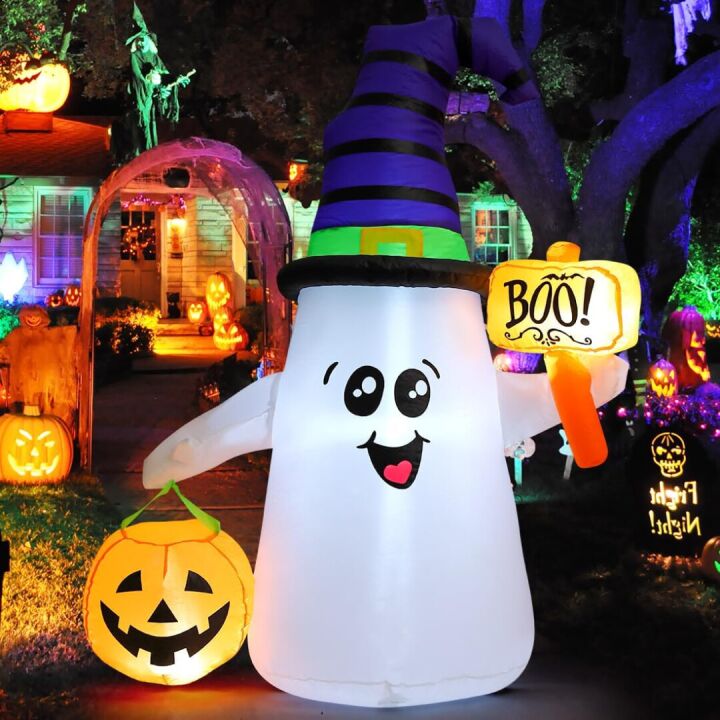 GOOSH 5 FT Halloween Inflatable Ghost Decoration