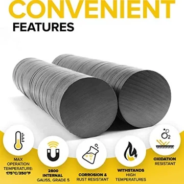 Heavy Duty Magnets for Crafts - Strong Round Ceramic Magnets