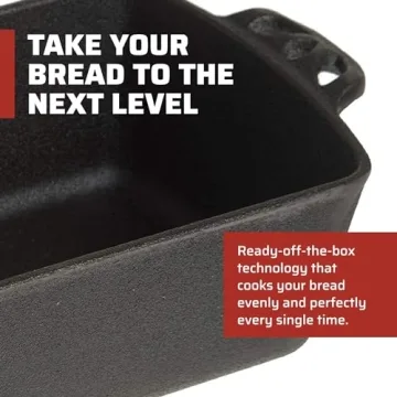Camp Chef Cast Iron Bread Pan - Pre-Seasoned Excellence