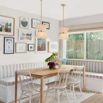 ELYCCUPA Hand Woven Boho Pendant Light Coastal Mini Modern Chandelier Adjustable Transitional Minima...