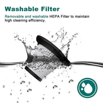 TEMOLA Handheld Vacuum Cleaner Cordless, Portable Car Vacuum Cleaner Rechargeable with HEPA Filter, Mini Hand Held Car Vacuum Cleaning Kit for Car Home Office Interior Detailing