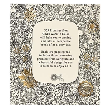 Color Your Faith with 365 Promises in a Compact Book