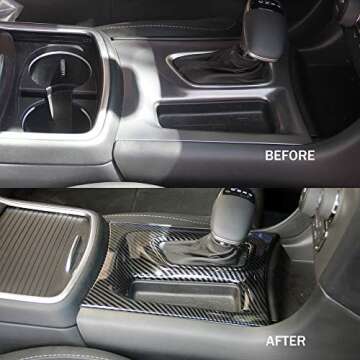 Crosselec Carbon Fiber Gear Shift Trim for Dodge Charger