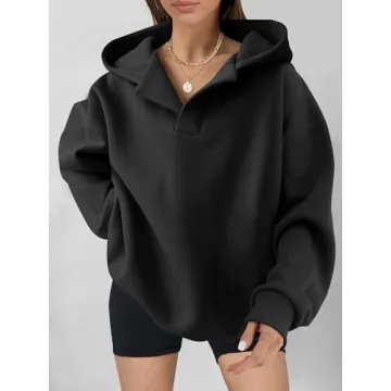 Stylish Oversized V-Neck Sweatshirt for Women Casual Look