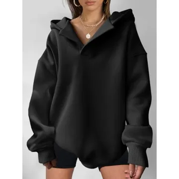 Stylish Oversized V-Neck Sweatshirt for Women Casual Look