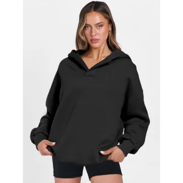 Stylish Oversized V-Neck Sweatshirt for Women Casual Look