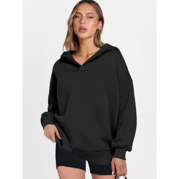 Stylish Oversized V-Neck Sweatshirt for Women Casual Look