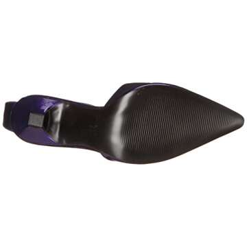 Nine West Women's SHAPLY Pump, Purple Patent, 8.5