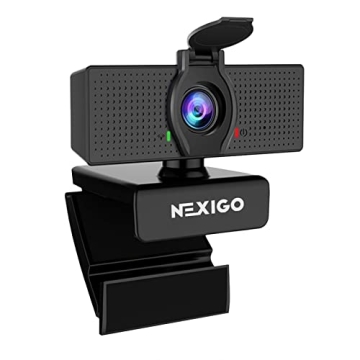 NexiGo N60 1080P Webcam with Microphone and Zoom Feature