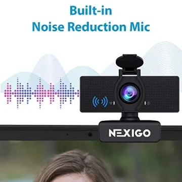 NexiGo N60 1080P Webcam with Microphone and Zoom Feature