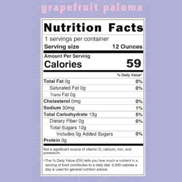 Busty Lush Non-Alcoholic Grapefruit Paloma in 8 Pack