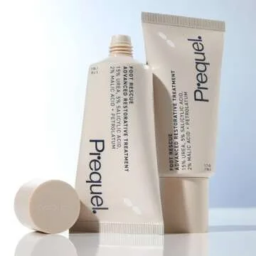 Prequel Skin Foot Rescue, Professional Foot Treatment with 15% Urea + Salicylic Acid. Advanced Foot ...