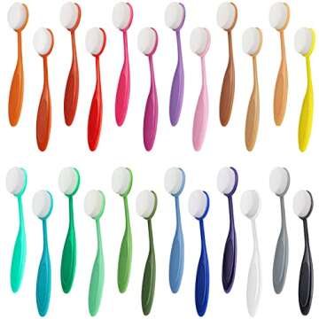 Yoseng 24 Colors Ink Blending Brushes, Blenders,Ink Blending Tools,Brush Head Size 0.85",for Card Making,with Cap