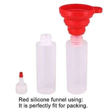 Belinlen 16 Pack Plastic Squeeze Condiment Bottles