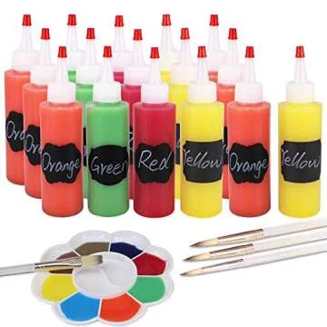 Belinlen 16 Pack Plastic Squeeze Condiment Bottles