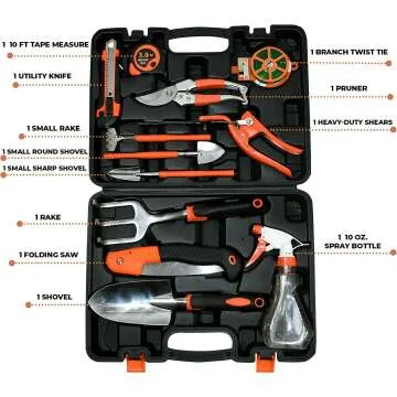 Scuddles Heavy Duty 12 Piece Garden Tools Set