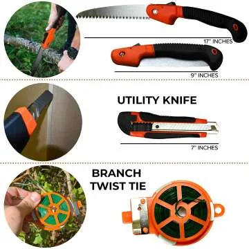 Scuddles Heavy Duty 12 Piece Garden Tools Set