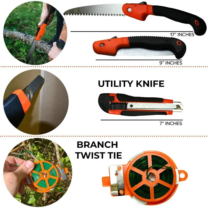Scuddles Heavy Duty 12 Piece Garden Tools Set