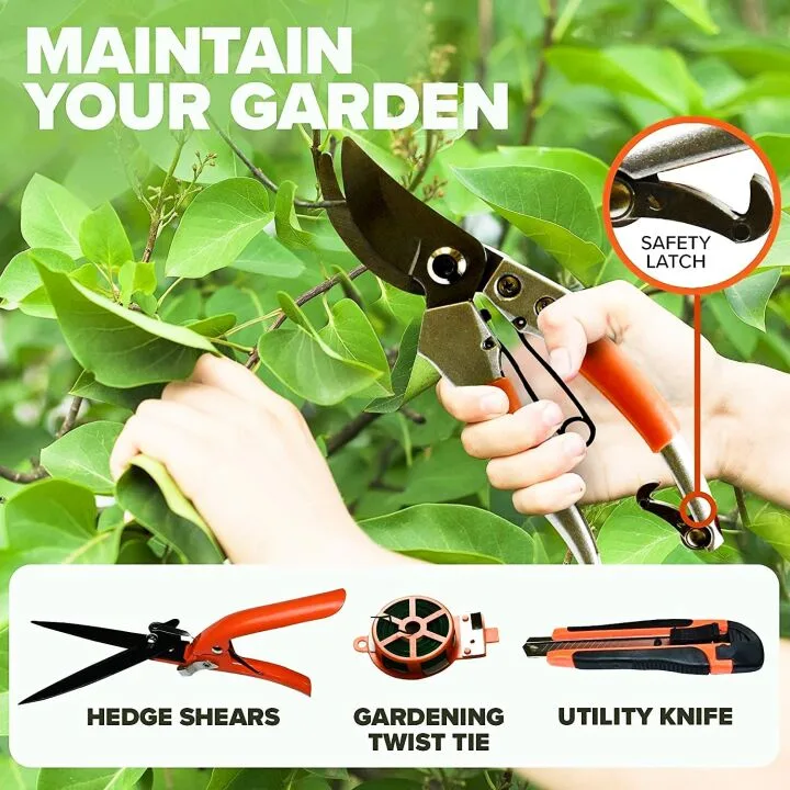 Scuddles Heavy Duty 12 Piece Garden Tools Set