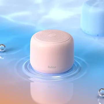 Bobtot Pink Portable Bluetooth Speaker Waterproof 20H Playtime