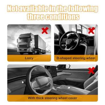 Dickno Car Steering Wheel Desk, Multipurpose Auto Steering Wheel Tray with Drink Holder, Steering Wheel Food Tray for Eating, Universal Vehicle Travel Accessories for Constant Travelers (Pink)